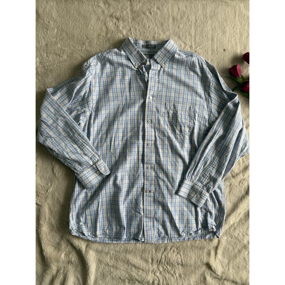 Daniel Cremieux Plaid Dress Shirt Size XL
